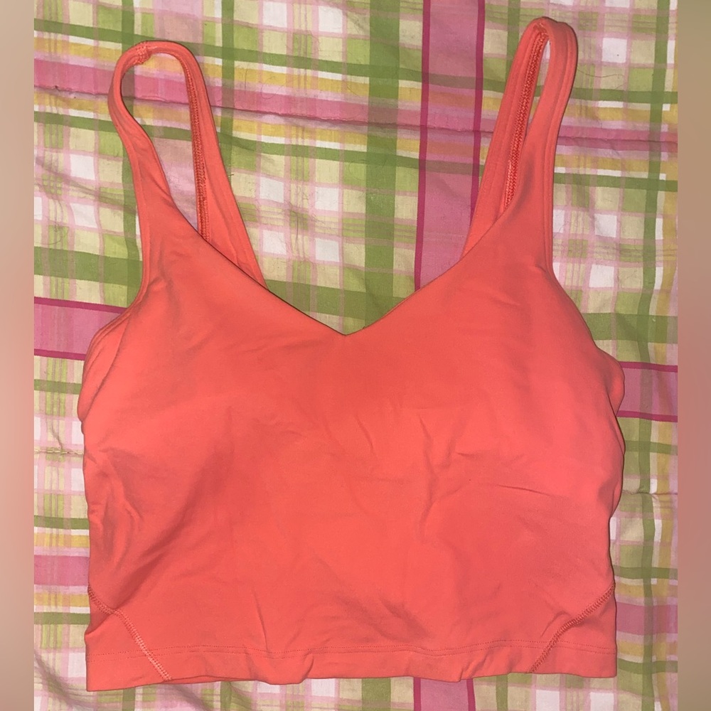 Lululemon raspberry cream align tank